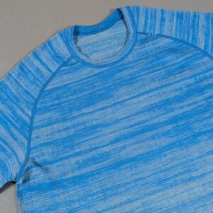 Lululemon Metal Vent‎ Tech 2.0 Athletic T Shirt Blue Gradient Breathable Size S